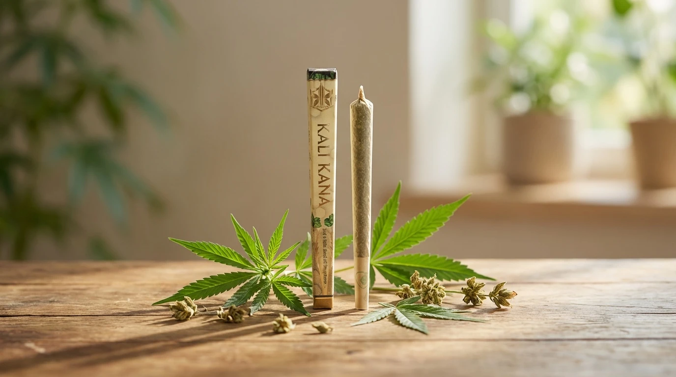 Pré-roulé CBD Premium Kalikana - Édition Premium roulée à la main, sans tabac, avec feuilles de chanvre naturel